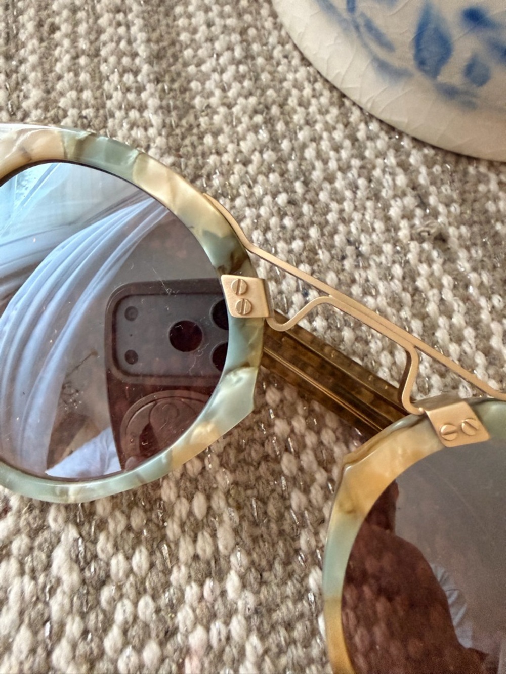 KREWE St. Louis Sunglasses with Mirrored Lenses - Picture 4 of 5